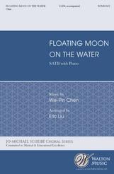 Floating Moon on the Water SATB choral sheet music cover